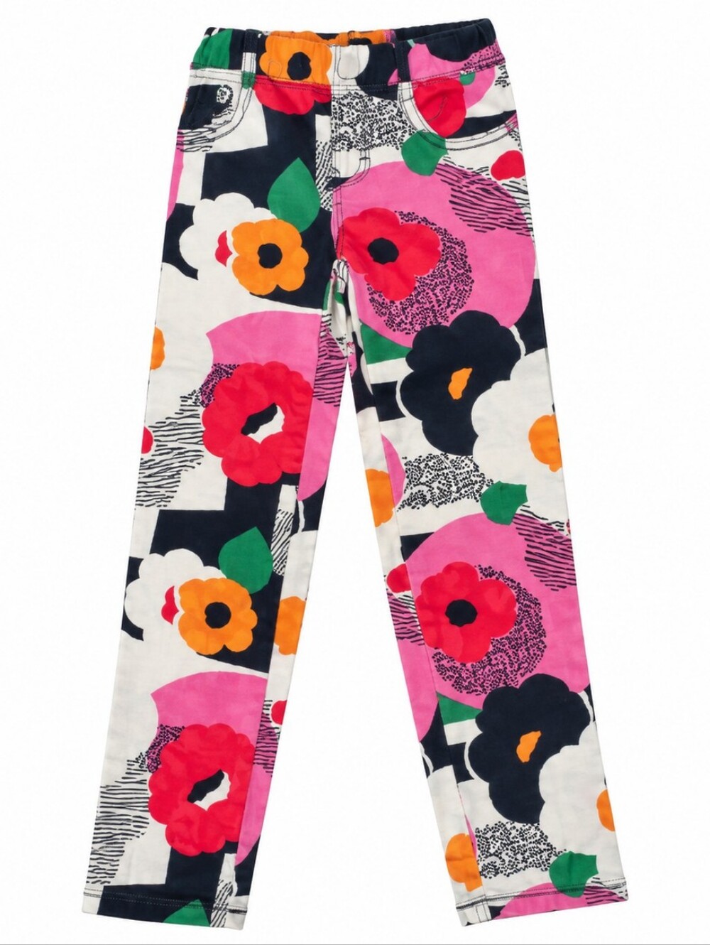 Gymboree Floral Skinny Jeans in Pink, Red, Orange, Navy, Green, White